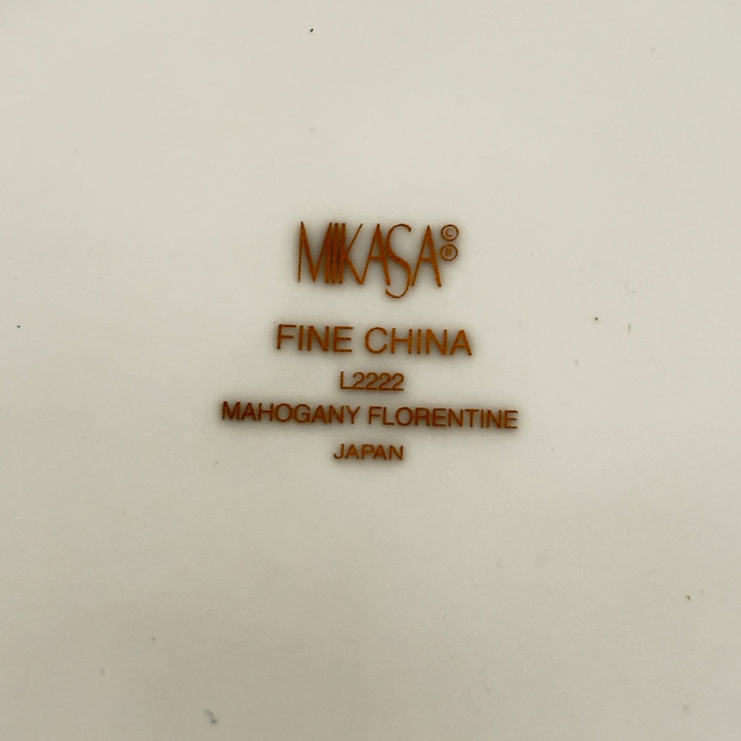 Set Of Two Mikasa Mahogany Florentine Rimed Fruit/Dessert/Sauce Bowl L2222 Japan