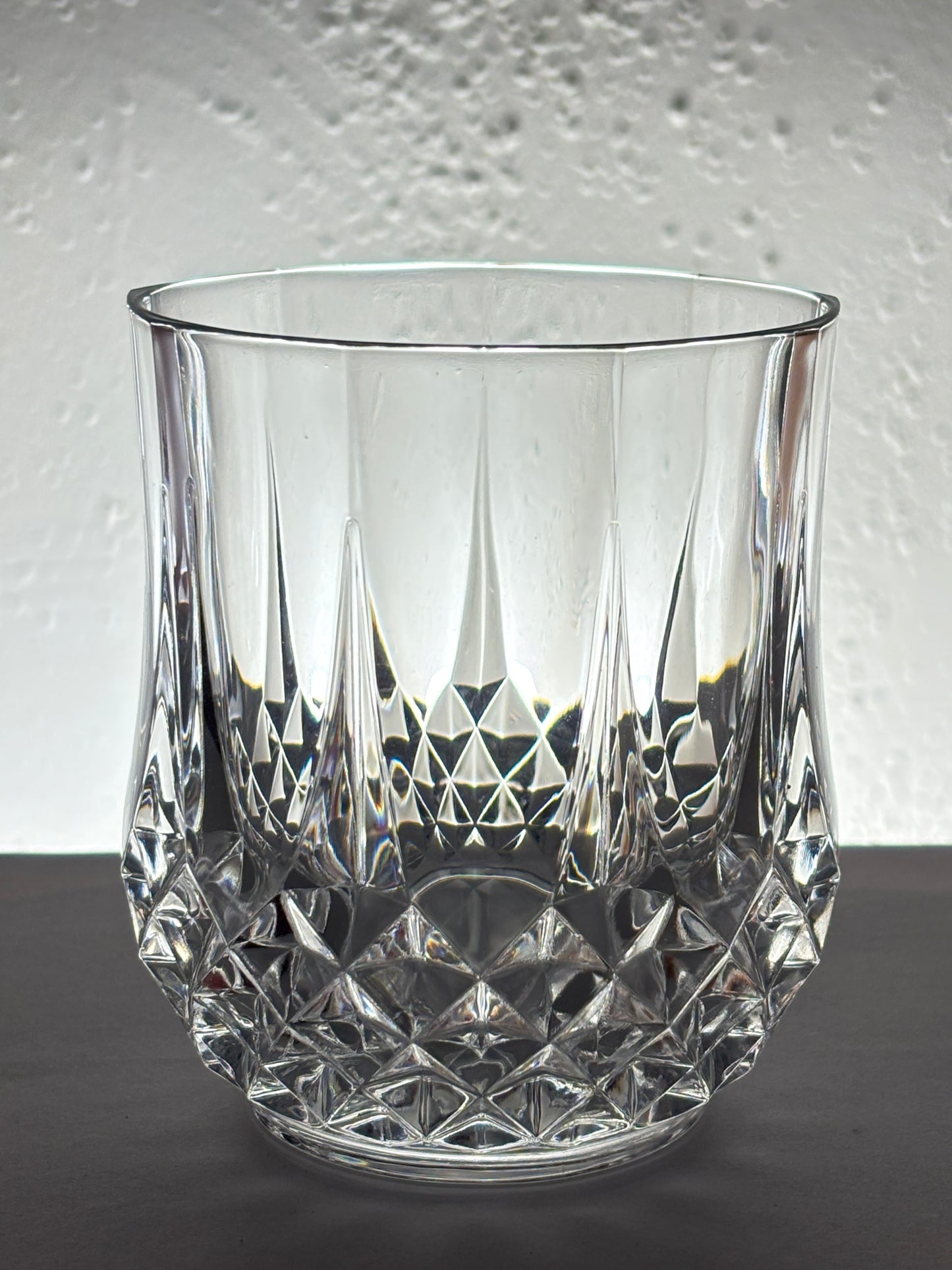 Cristal D'Arques-Durand Longchamp Set Of 2 Old Fashion Glasses France