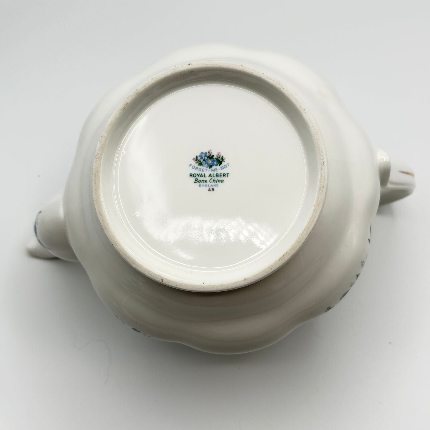 Royal Albert Large Teapot Forget-Me-Not Pattern From The 1950's Bone China England