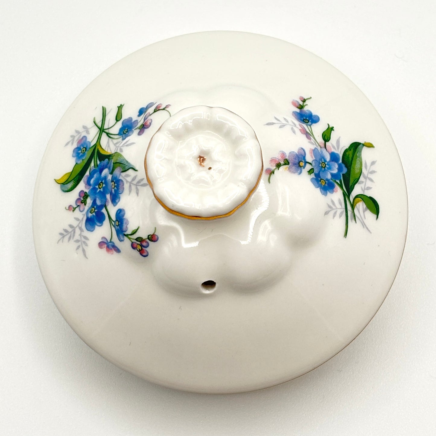 Royal Albert Large Teapot Forget-Me-Not Pattern From The 1950's Bone China England