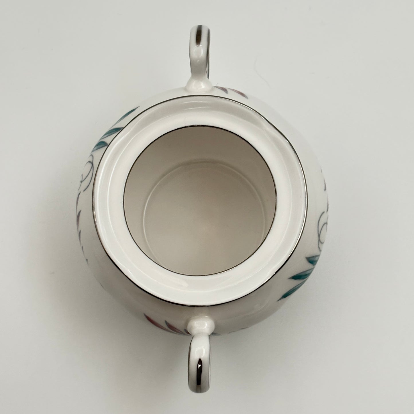 Tuscan Lyric Cream and Lidded Sugar Bowl Set Bone China Made In England