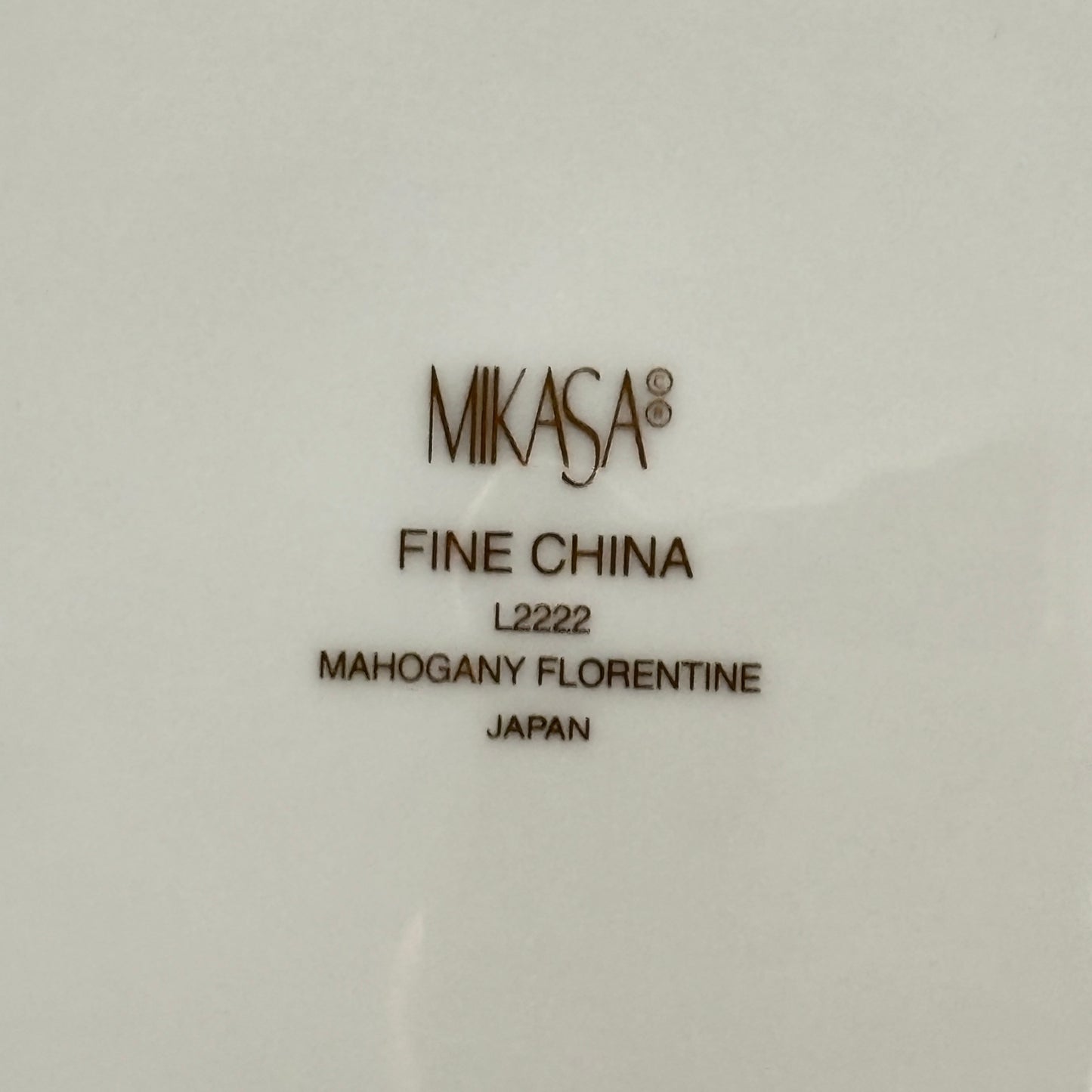 Mikasa Mahogany Florentine Bread And Butter Plate L2222 Japan