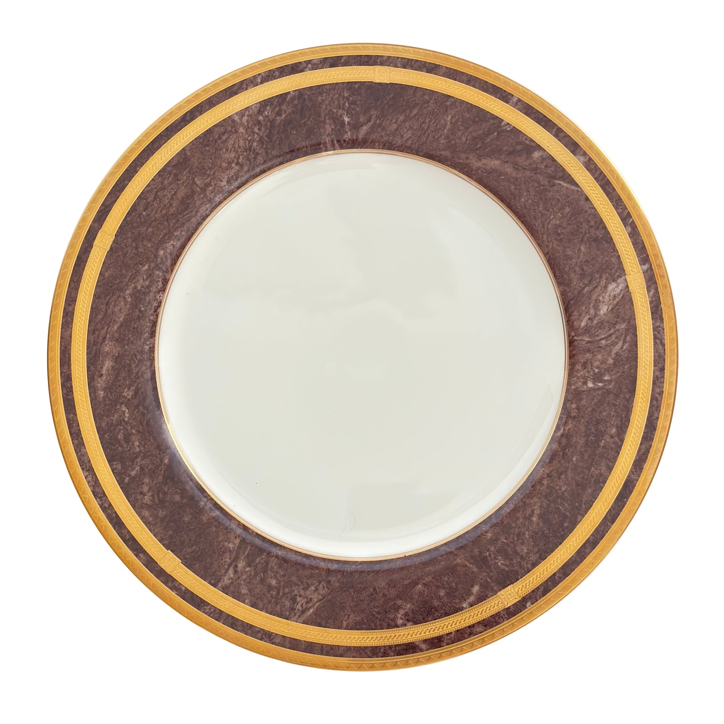 Mikasa Mahogany Florentine Discontinued Dinner Plate L2222 Japan