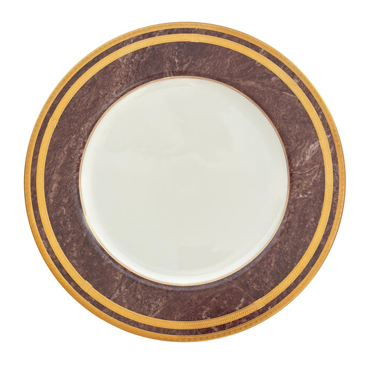 Mikasa Mahogany Florentine Discontinued Dinner Plate L2222 Japan