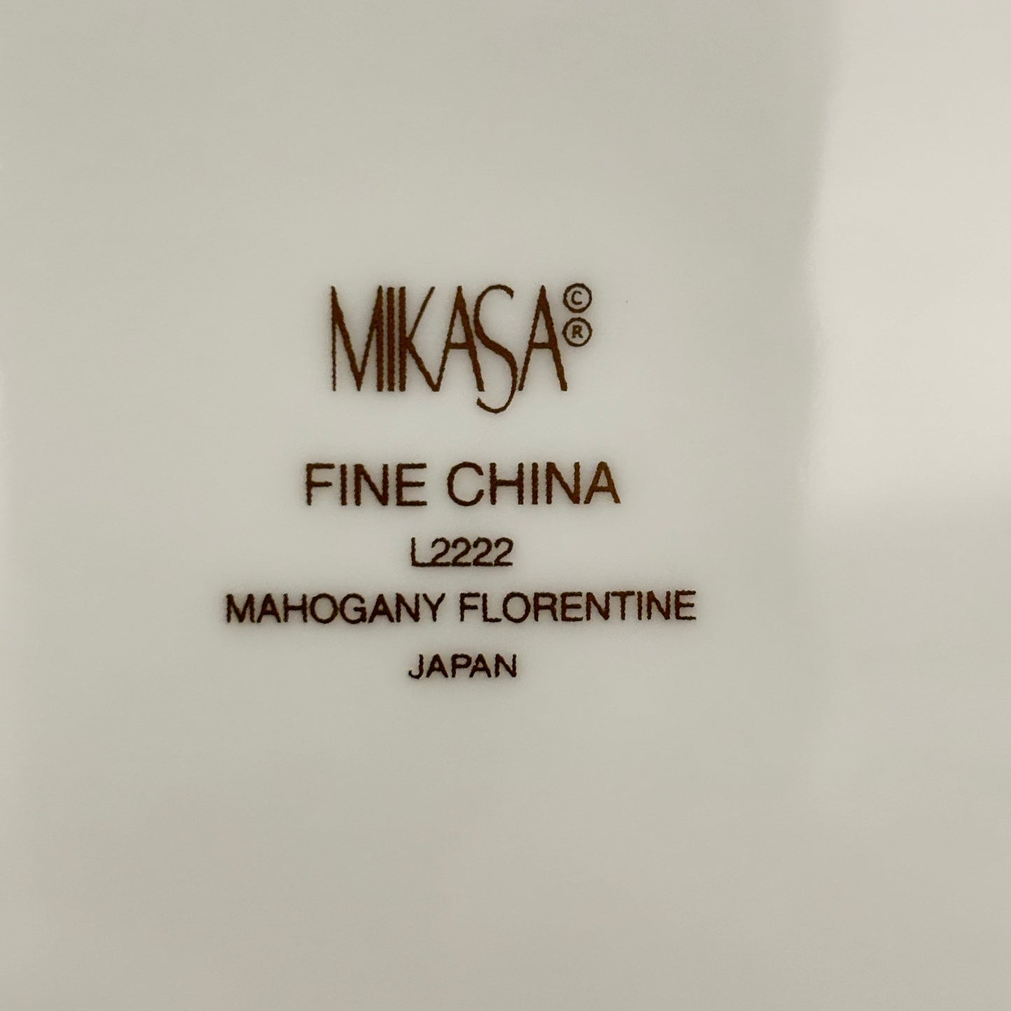 Set Of Two Mikasa Mahogany Florentine Rim Soup Bowl L2222 Japan