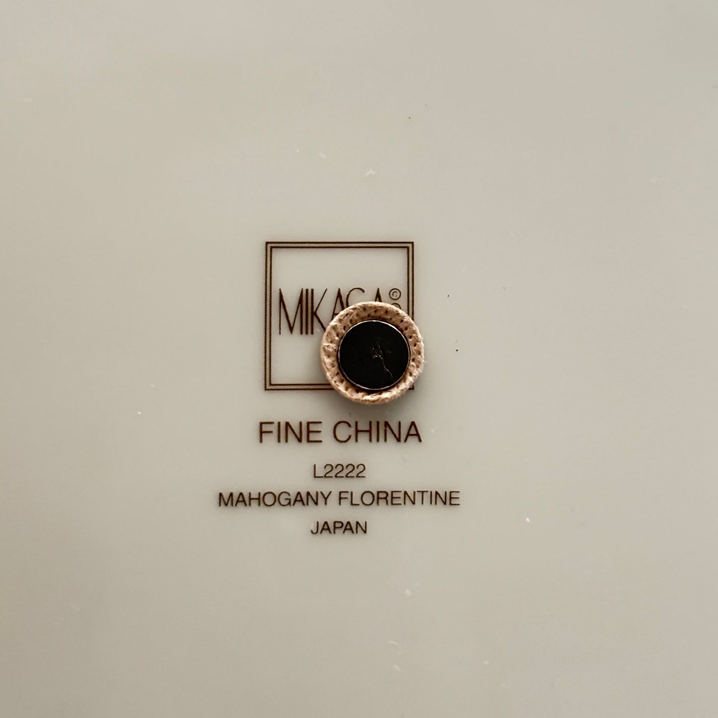 Mikasa Mahogany Florentine 2-Tier Cake Plate 10 3/8" Tall L2222 Japan