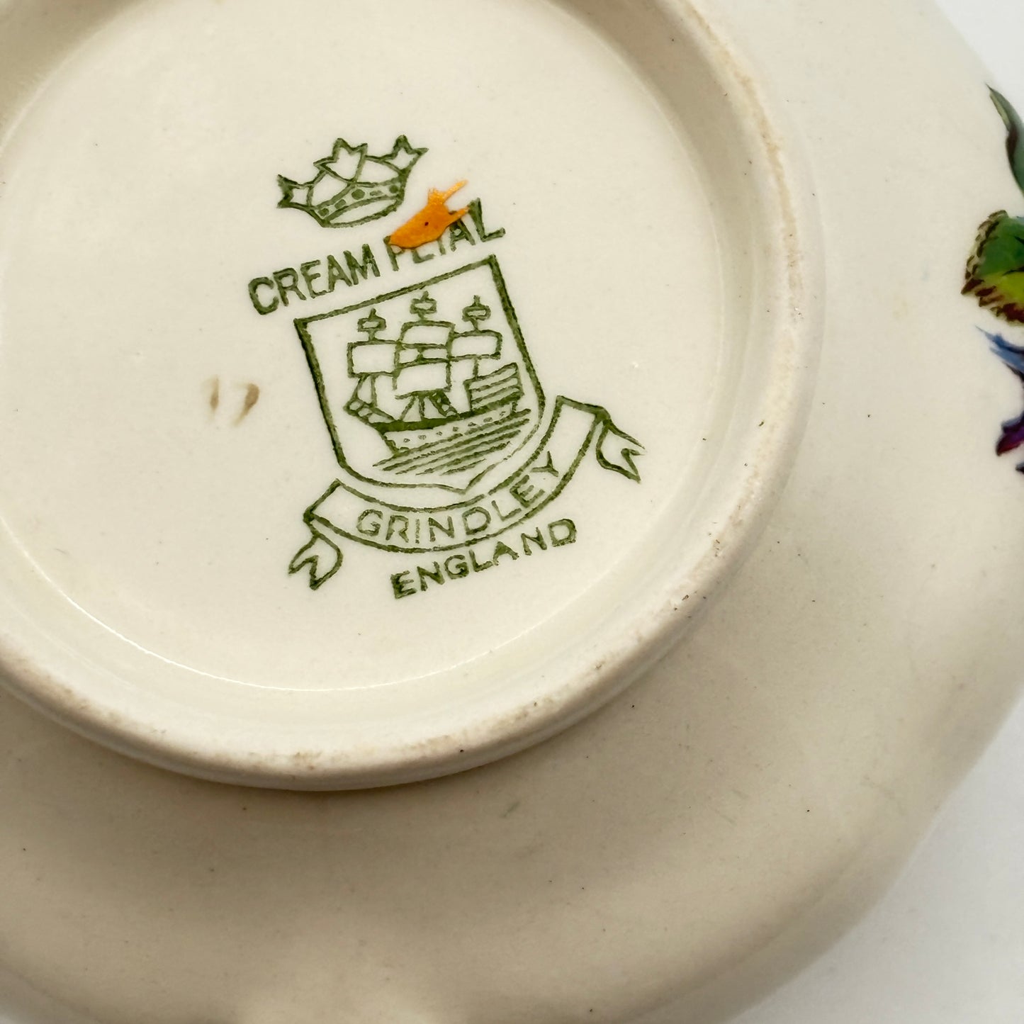 Vintage Cream Petal Pitcher by Grindley England – 1954+