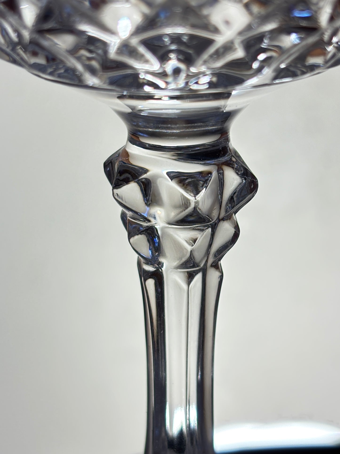 Cristal D’Arques–Durand “Longchamp” 4-Piece Set Flute-Water Goblet-Wine Glass-Cordial