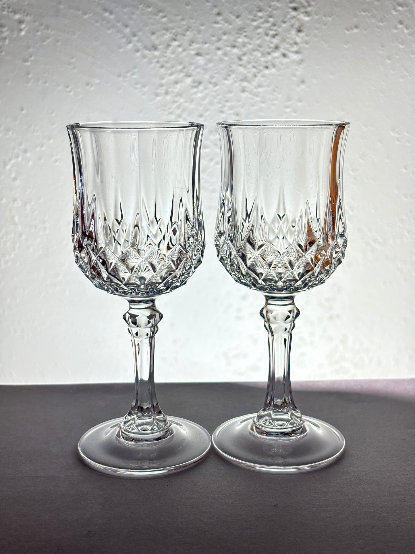 Cristal D'Arques-Durand Longchamp Set of 2 Water Goblets