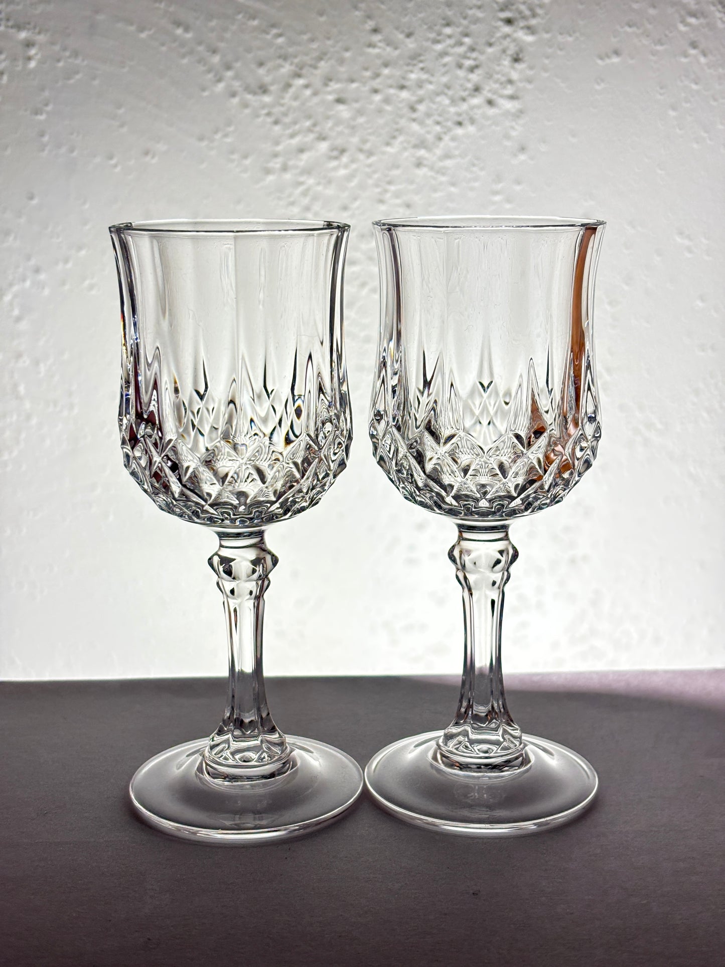 Cristal D'Arques-Durand Longchamp Set of 2 Water Goblets
