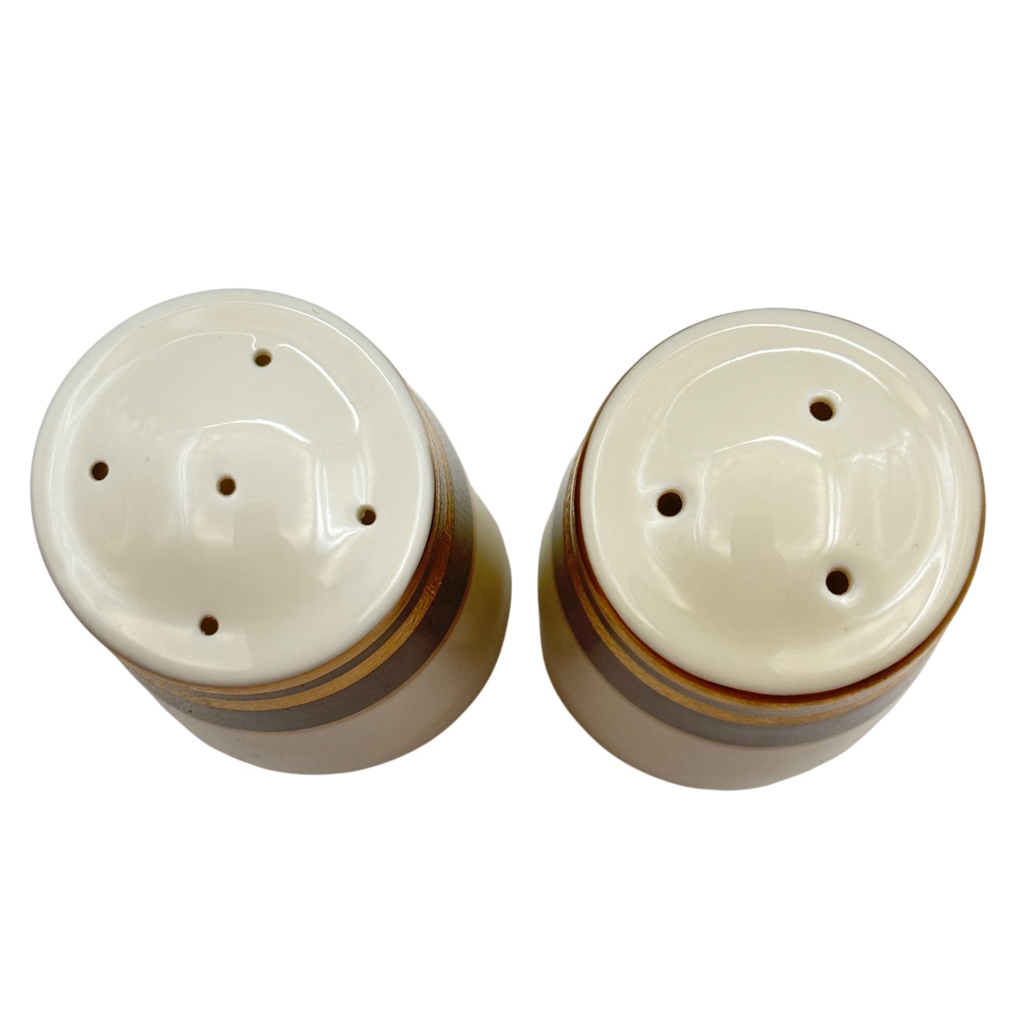 Mikasa Florentine Mahogany Salt and Pepper Set L2222 Japan.