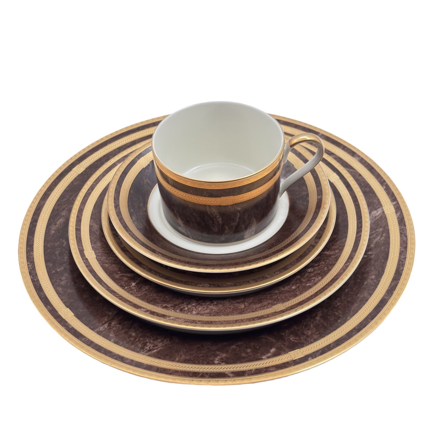 Mikasa Mahogany Florentine Five-Piece Dinner Set L2222 Japan