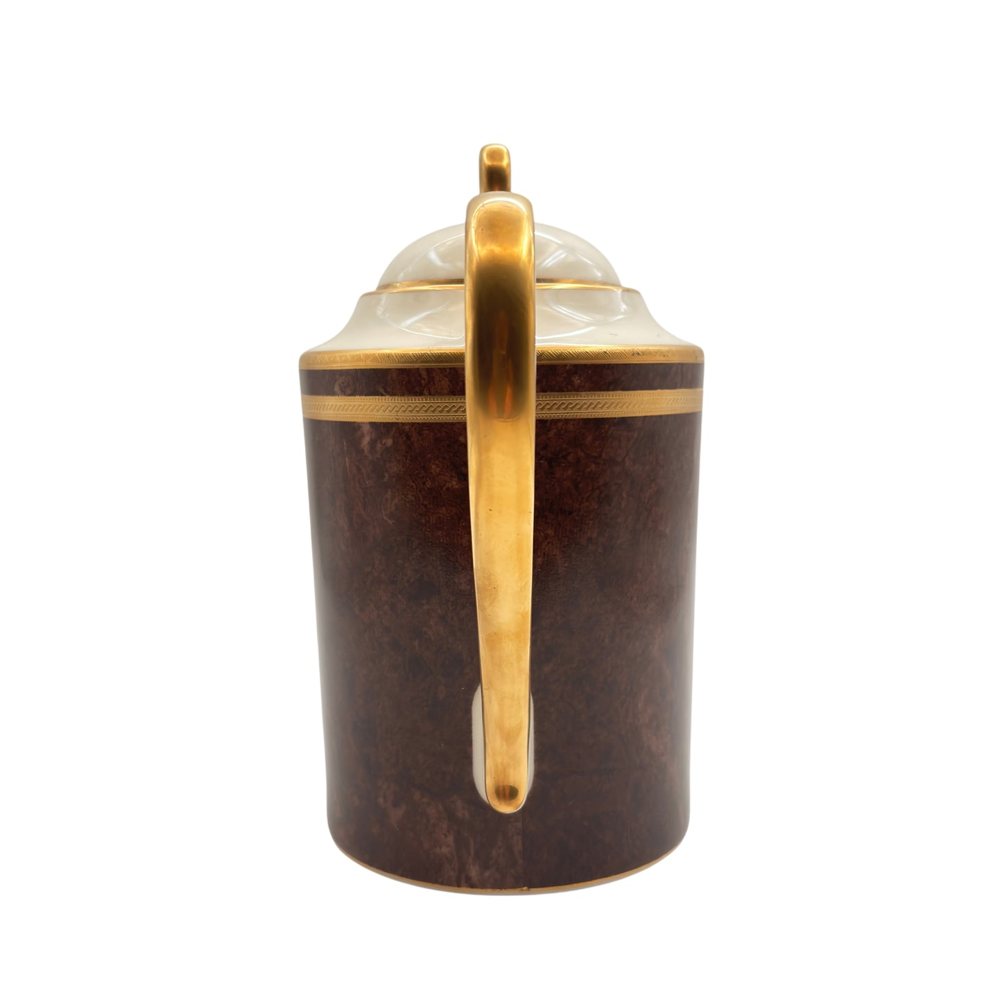 Mikasa Florentine Mahogany Coffee Pot L2222 Japan 8 7/8" with Lid