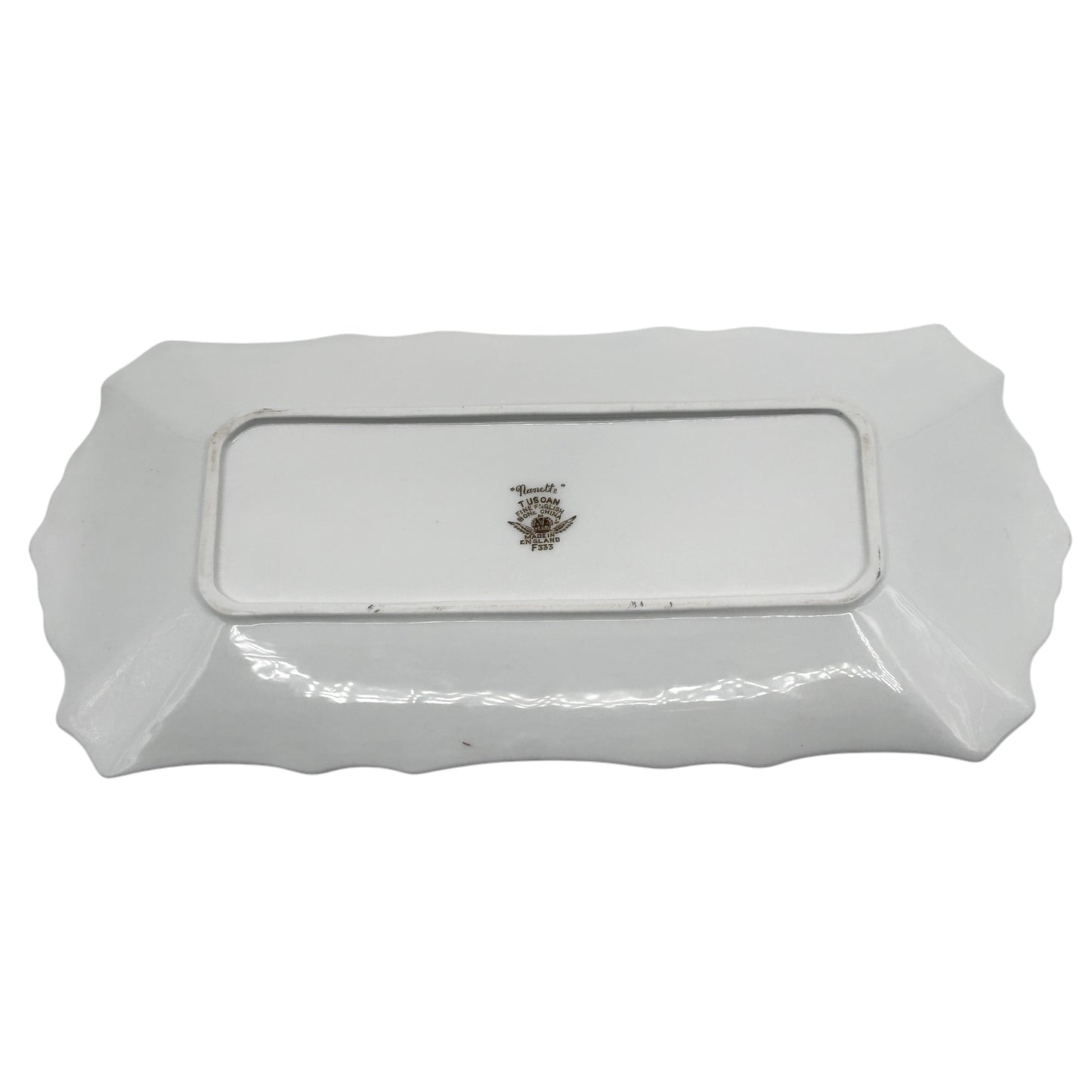 Tuscan Nanette Pickle Dish Fine English Bone China Made In England