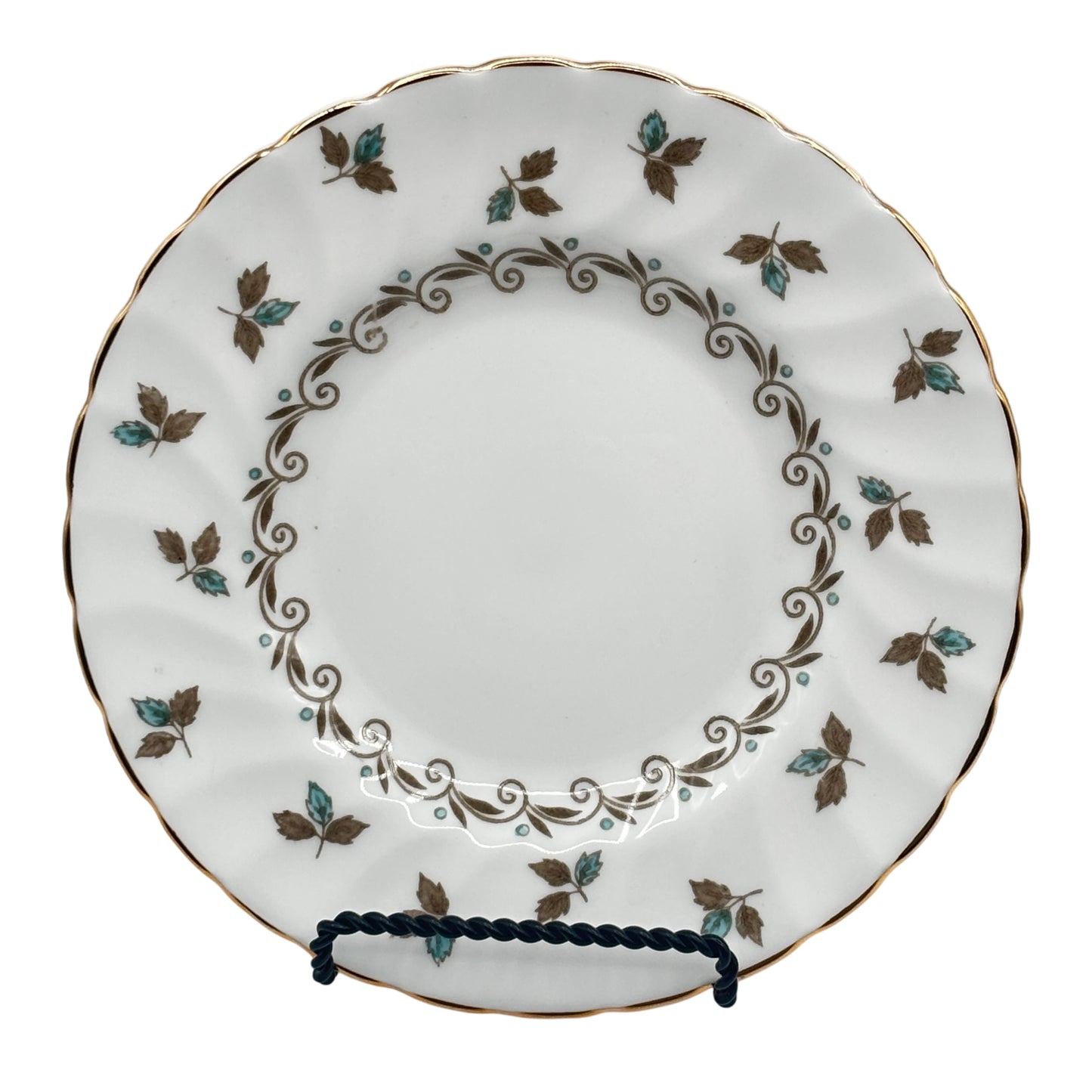 Tuscan Nanette Set Of Four Dessert Plates Fine English Bone China Made In England