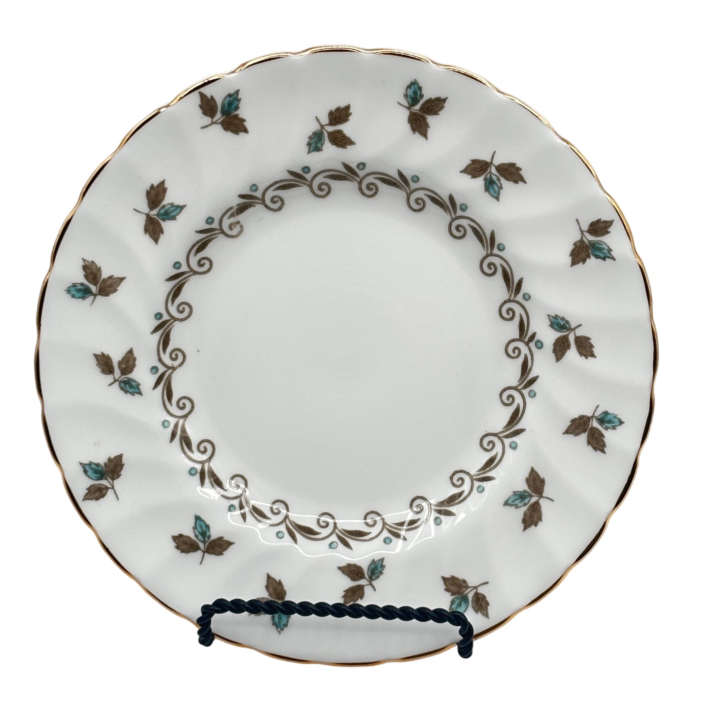 Tuscan Nanette Set Of Four Dessert Plates Fine English Bone China Made In England