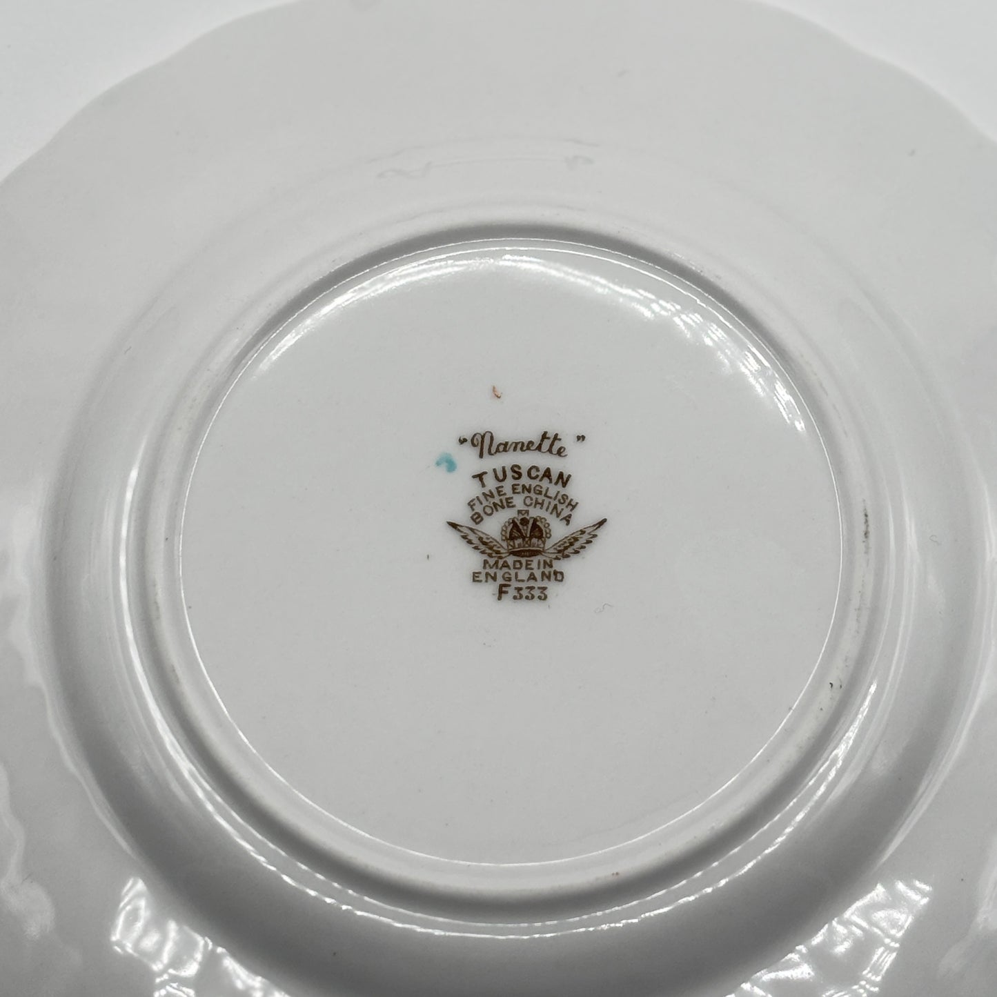 Tuscan Nanette Set Of Four Dessert Plates Fine English Bone China Made In England