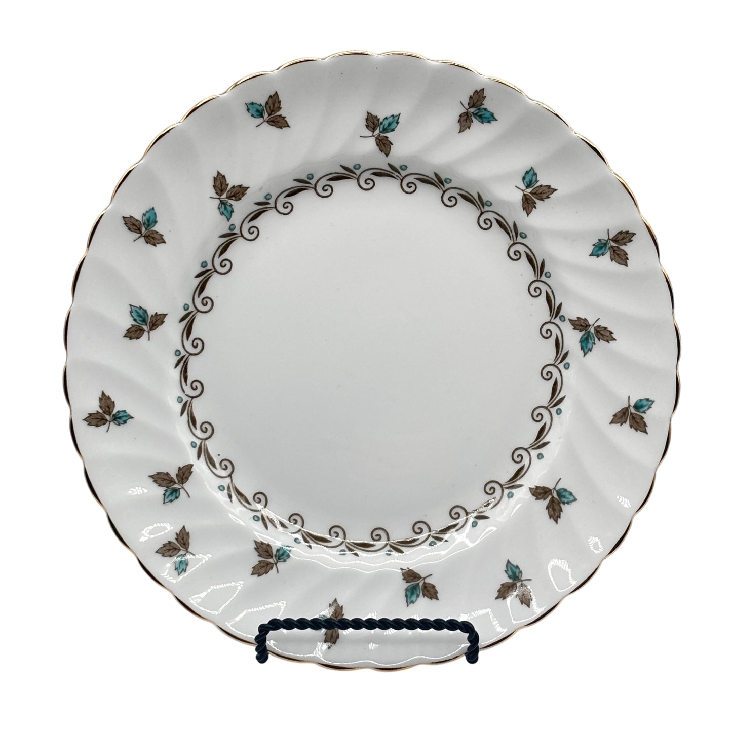 Tuscan Nanette Set Of Four Dessert Plates Fine English Bone China Made In England