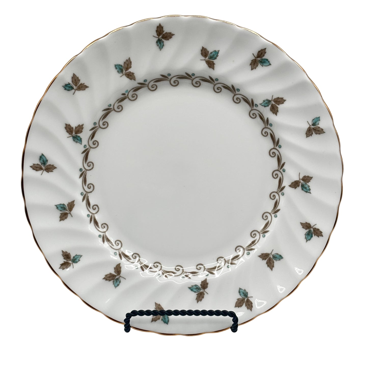 Tusscan Nanette Set of Six Salad Plates Fine English Bone China Made In England