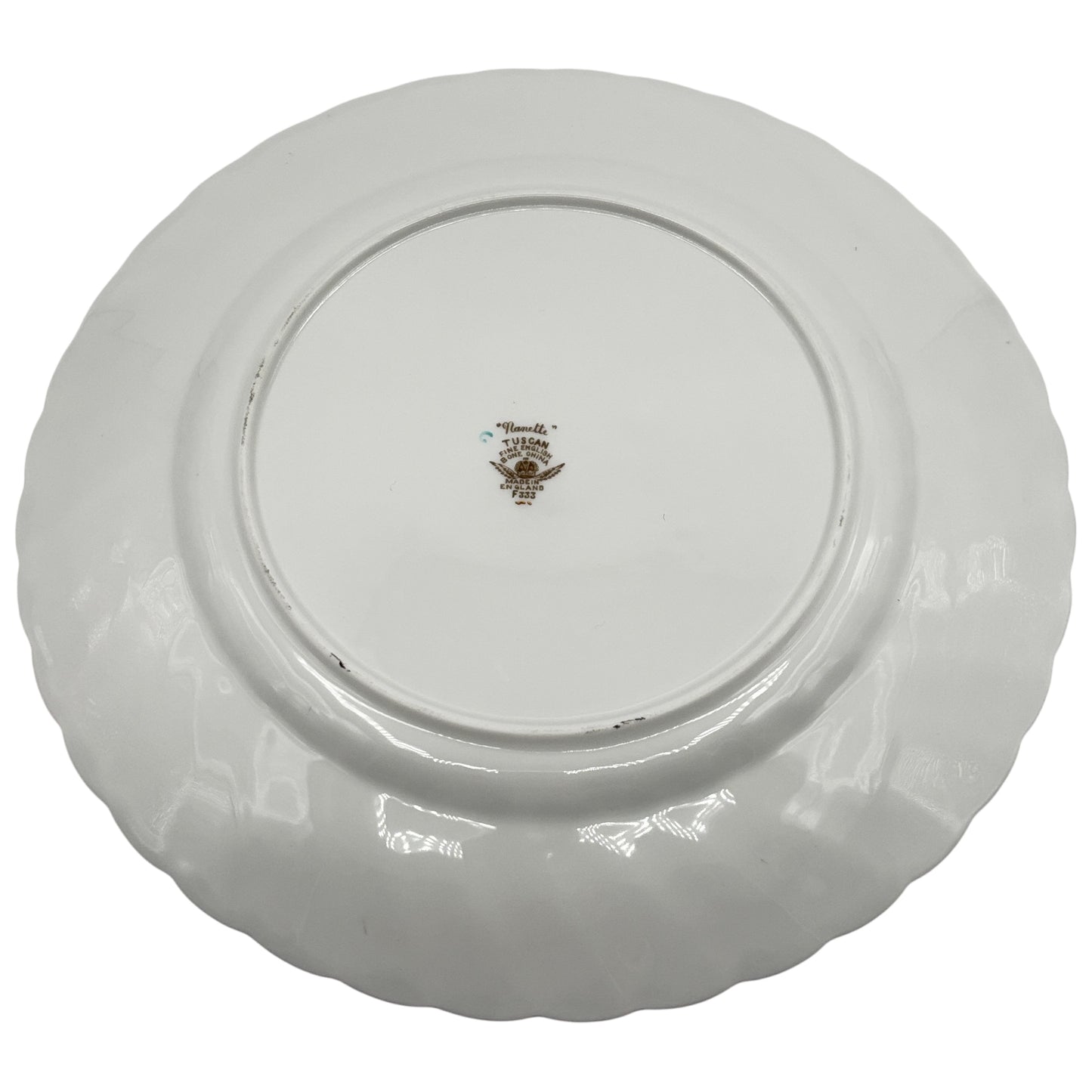 Tuscan Fine English Bone China — Nanette Pattern (1947+) 4-Piece Dinner Plates