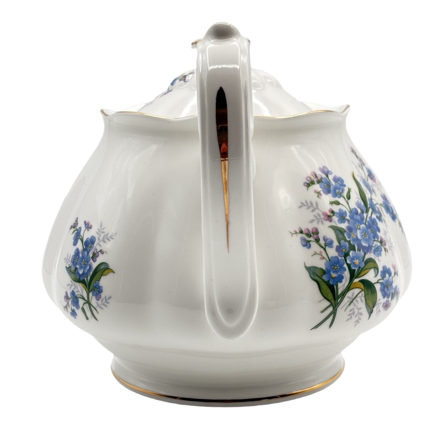 Royal Albert Large Teapot Forget-Me-Not Pattern From The 1950's Bone China England