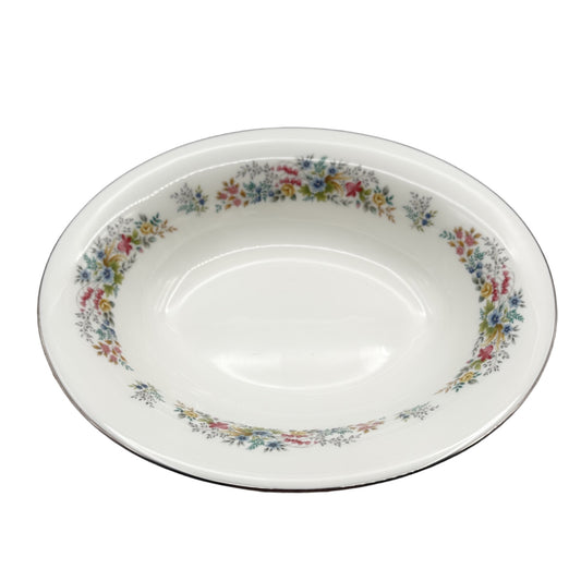 Wedgwood Aspen R4542 Oval Bowl Bone China – Made in England