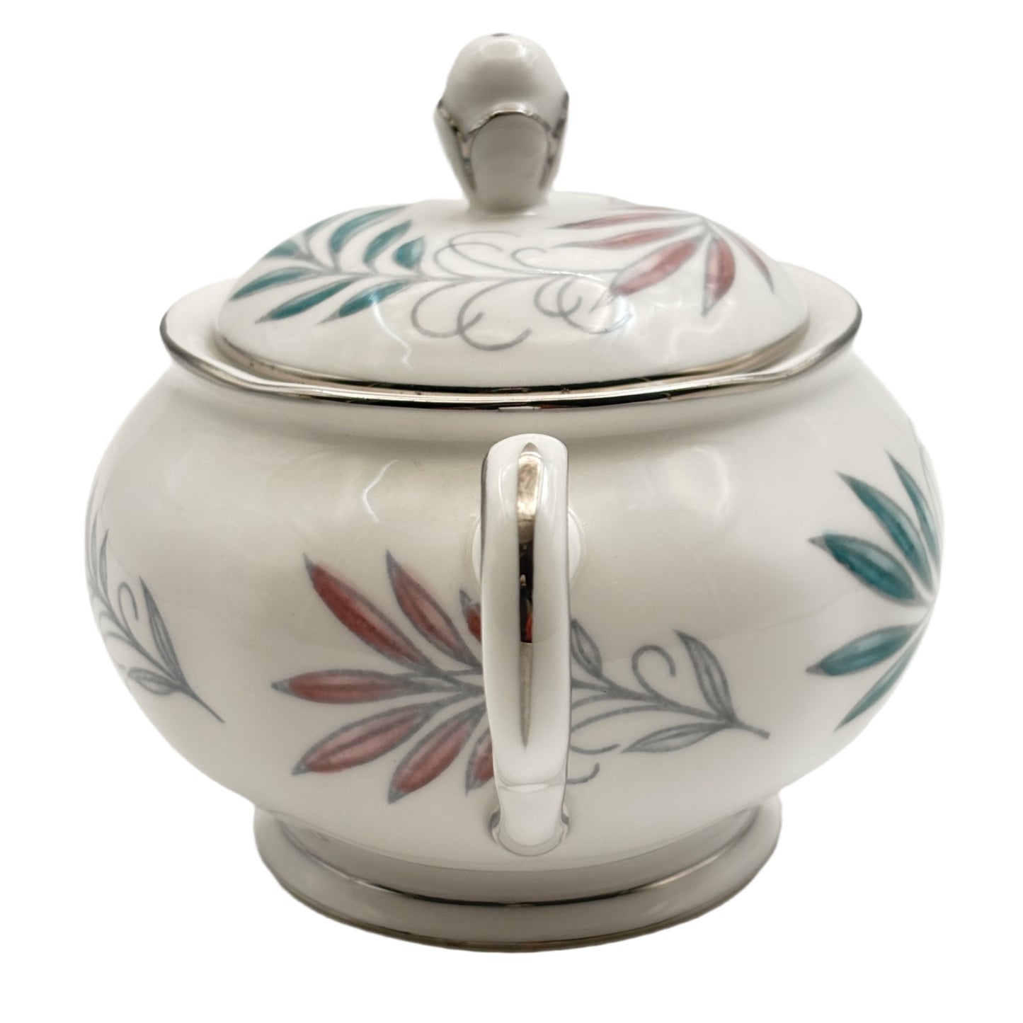 Tuscan Lyric Cream and Lidded Sugar Bowl Set Bone China Made In England