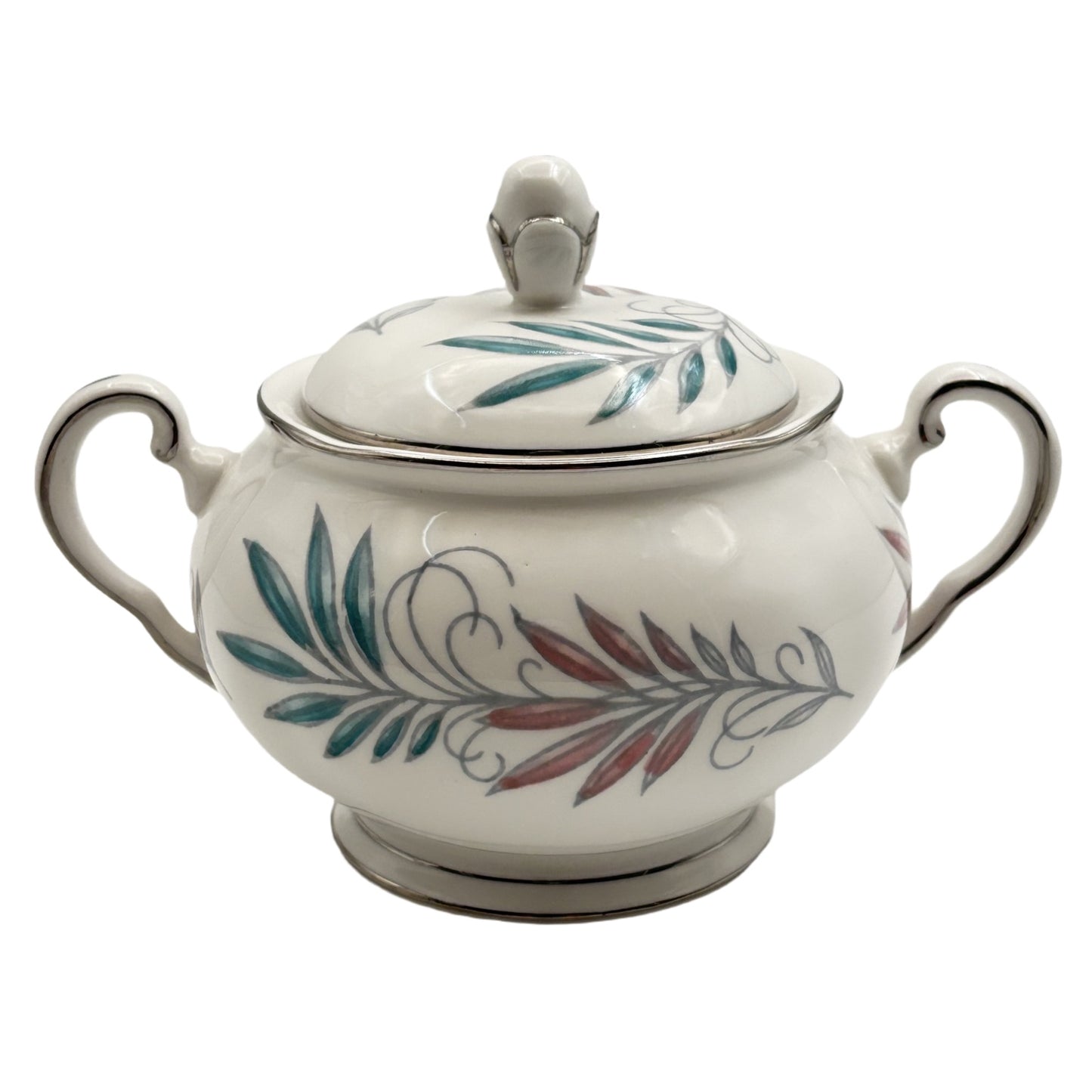 Tuscan Lyric Cream and Lidded Sugar Bowl Set Bone China Made In England