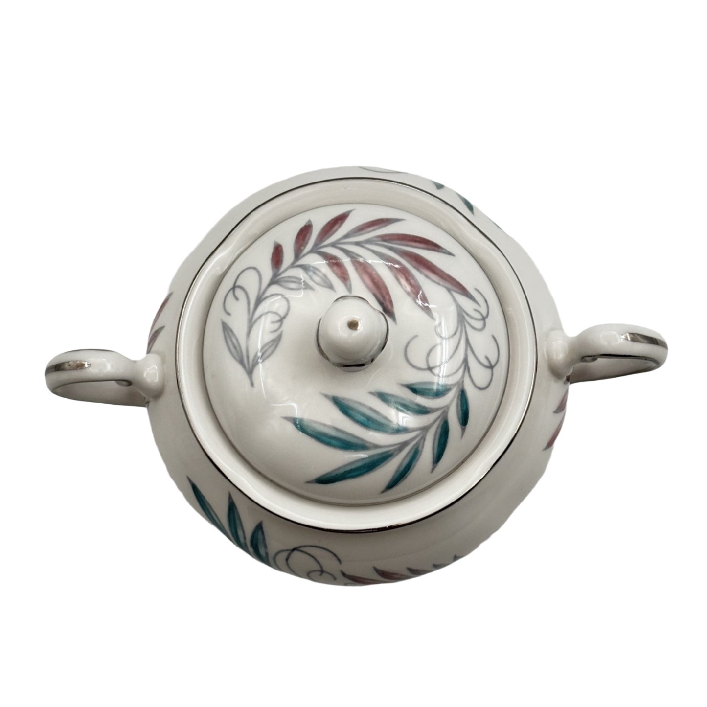 Tuscan Lyric Cream and Lidded Sugar Bowl Set Bone China Made In England